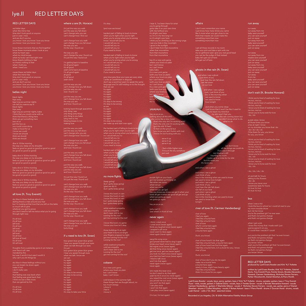lye.ll - RED LETTER DAYS 12" view 2